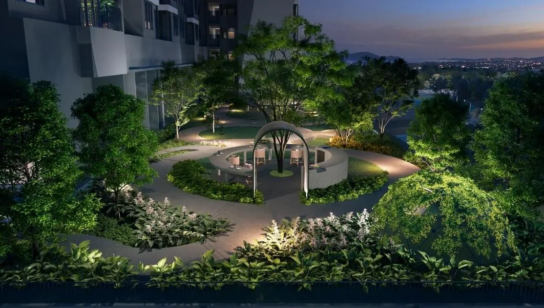 Urban glamping dome
