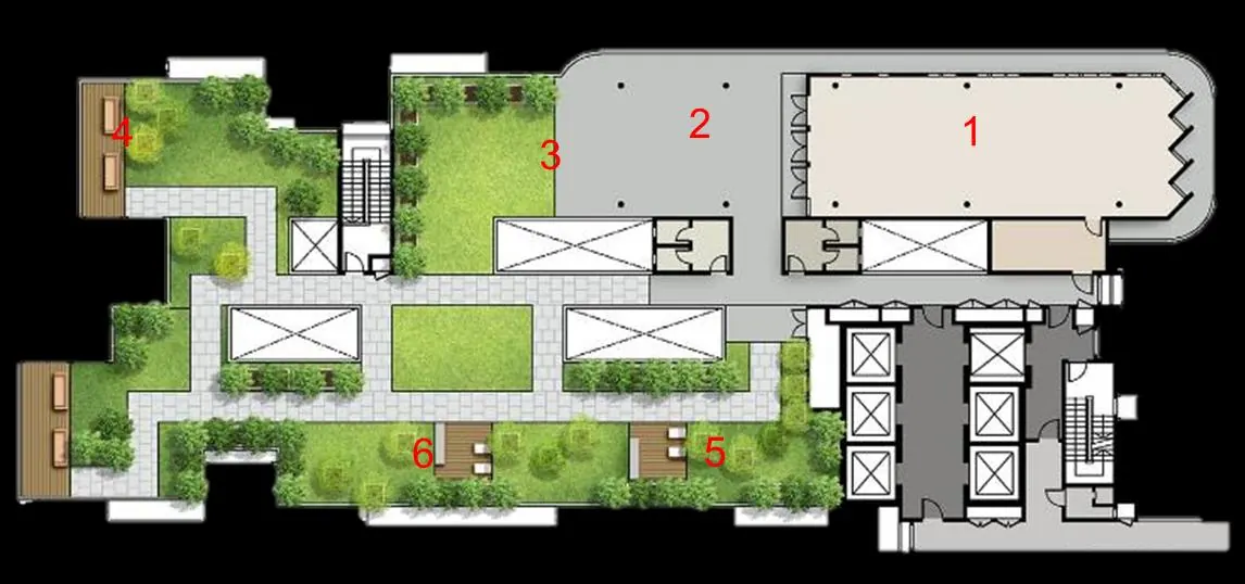 M Aurora Level 46 sky garden plan