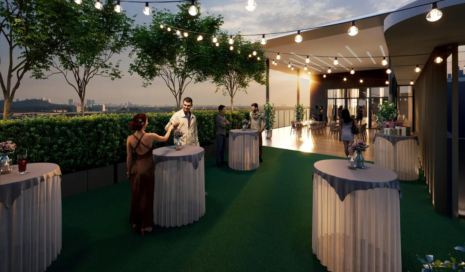 Level 46 alfresco dining